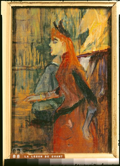 The Singing Lesson, 1882 by Henri de Toulouse Lautrec